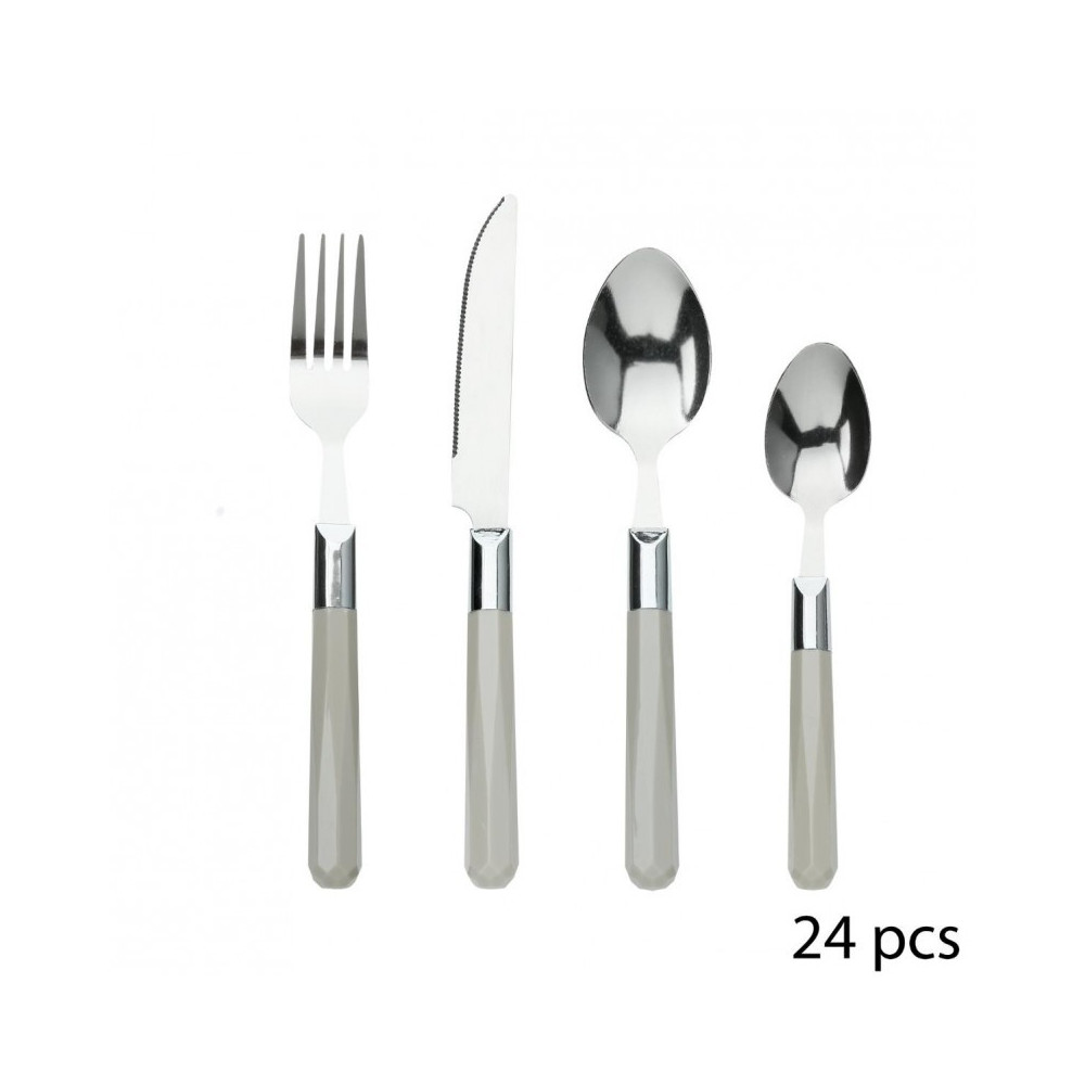 Ménagère 24 Pièces INOX Flora - Secret De Gourmet, Couverts Haut De Gamme