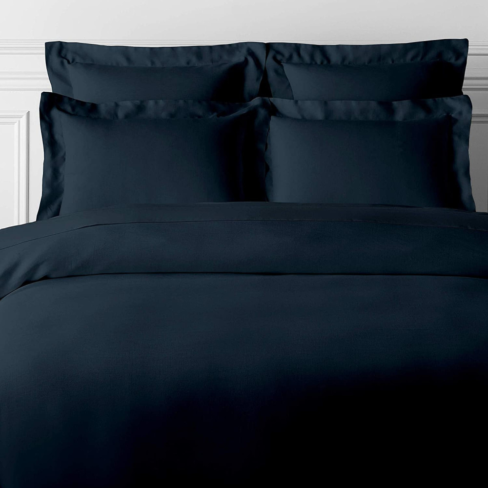 Lorna Housse de couette réversible en satin de coton 200 fils pour lit de 150 cm (240 x 220 cm) 2 taies d'oreiller (45 x 85 cm) Couleur grise Fermeture à Lorna Housse de couette réversible en satin de coton 200 fils pour lit de 150 cm (240 x 220 cm) 2 taies d'oreiller (45 x 85 cm) Couleur grise Fermeture à