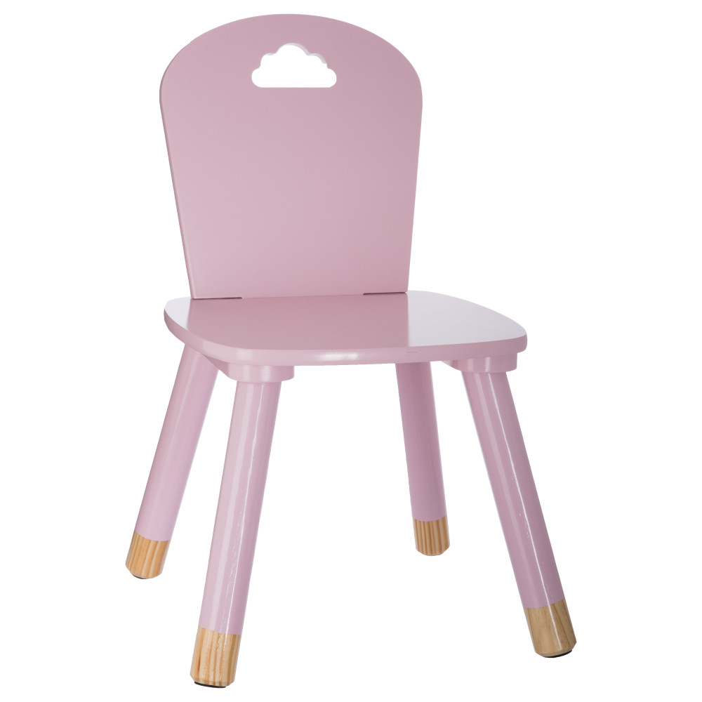 Atmosphera Chaise Enfant Douceur Grise - Chaise Bois Pour Enfants