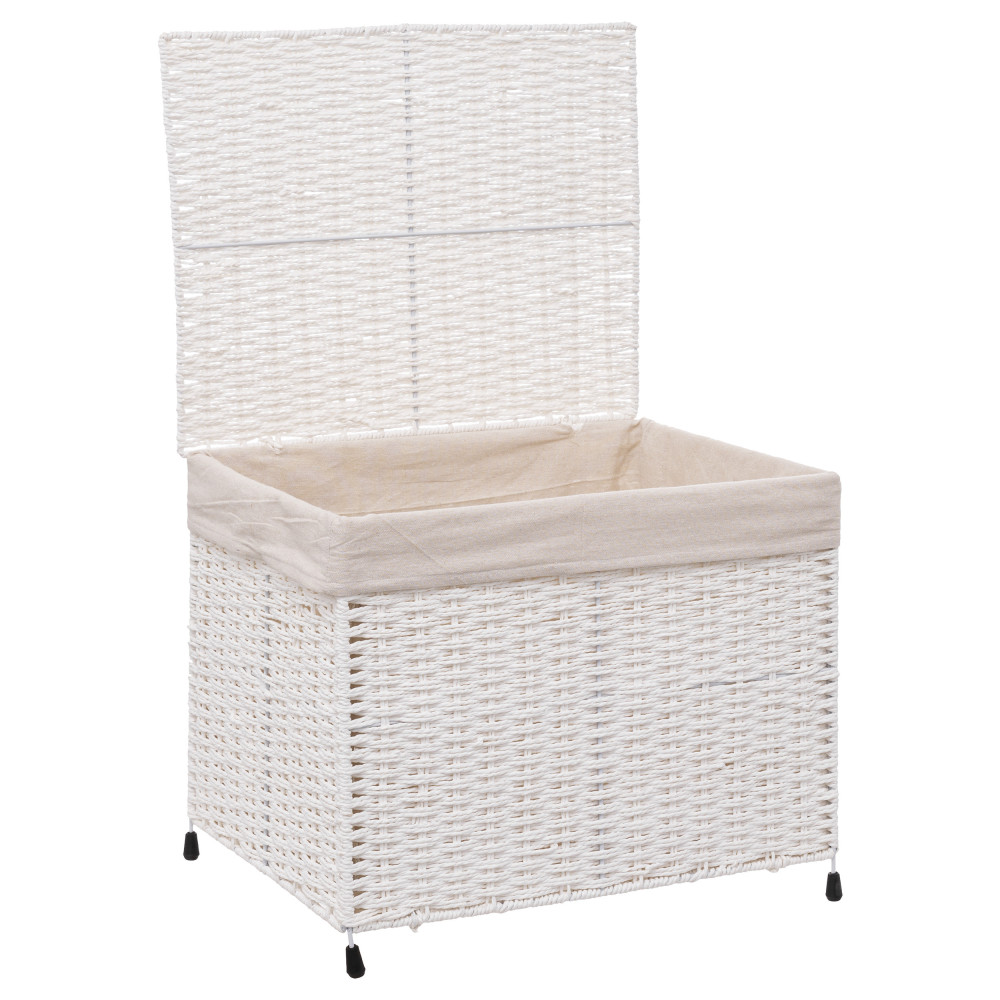 Coffre De Rangement Enfant Atmosphera For Kids - Blanc, Dimensions 58x48x38 Cm - 12