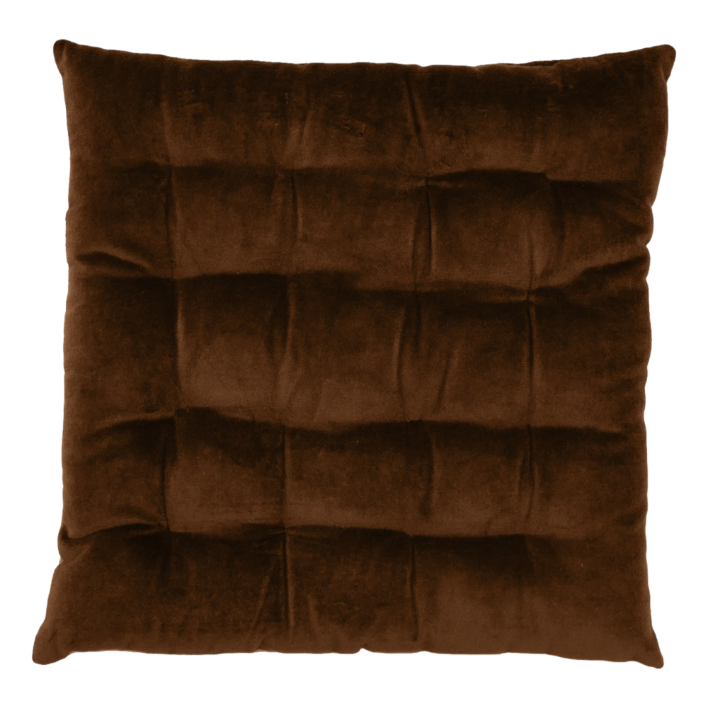Galette De Chaise Morbuy 40x40cm - Lot De 2 - Épaisseur 8cm - Lavable - Intérieur/Extérieur - Marron