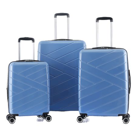 Lot de 3 valises Extensible Rigide Trolley Polycarbonate - LYS Paris 395/3