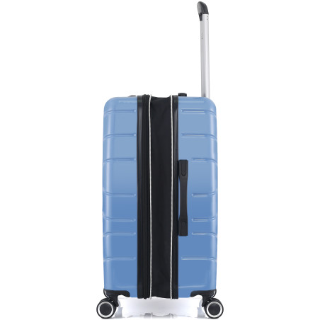 Lot de 3 valises Extensible Rigide Trolley Polycarbonate - LYS Paris 395/3