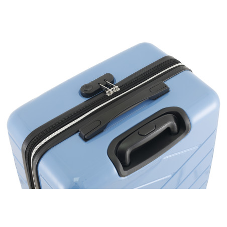 Lot de 3 valises Extensible Rigide Trolley Polycarbonate - LYS Paris 395/3