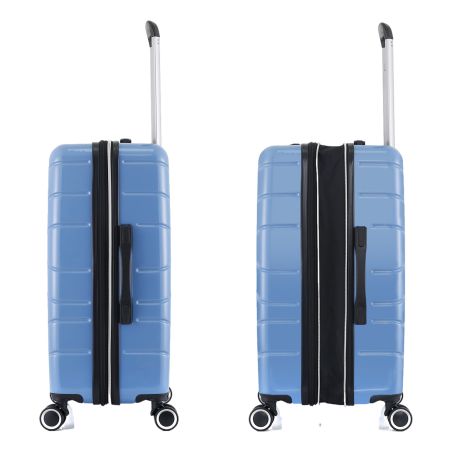 Lot de 3 valises Extensible Rigide Trolley Polycarbonate - LYS Paris 395/3