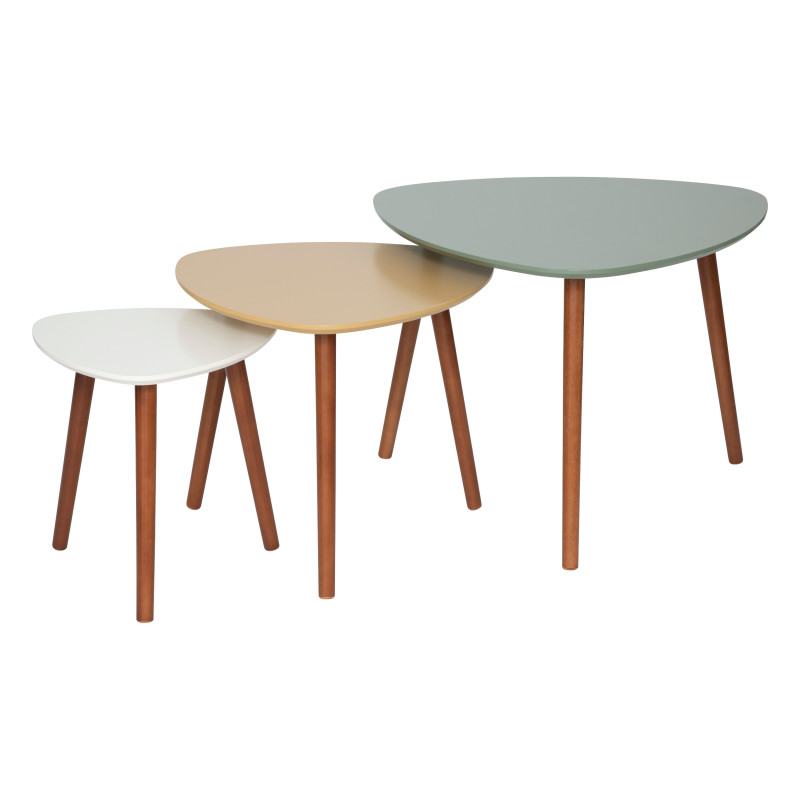 Lot de 3 tables Gigognes Miléo Végétal Atmosphera