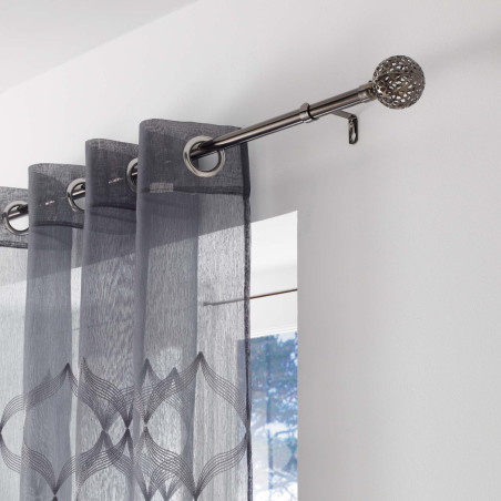 Tringle Extensible en Kit Complet (120 à 210 cm) "Globa"