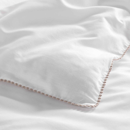 Parure de couette "Noémie" - 100% Coton / 57 Fils/cm² - Toutes dimensions