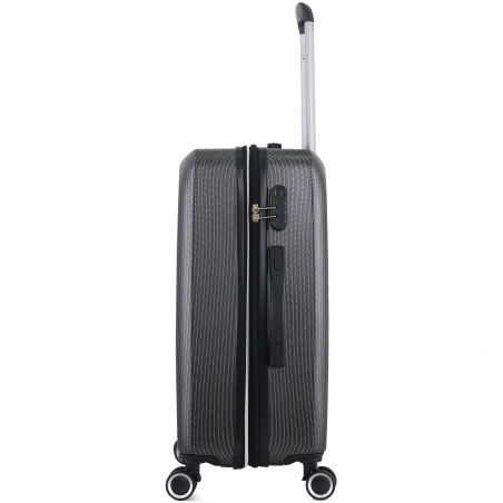 Lot de 3 valises Extensible Rigide Trolley Polycarbonate - LYS Paris 379/3