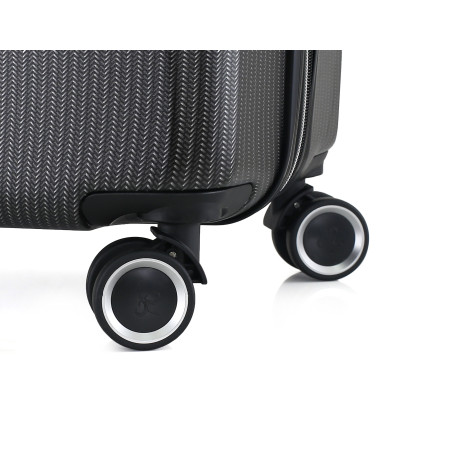 Lot de 3 valises Extensible Rigide Trolley Polycarbonate - LYS Paris 379/3