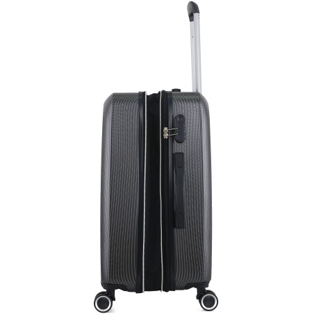 Lot de 3 valises Extensible Rigide Trolley Polycarbonate - LYS Paris 379/3