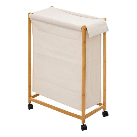 Panier à linge "Bam" 52 litres bambou Atmosphéra