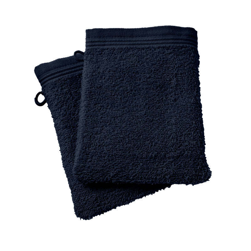 Lot de 2 gants de toilette "Spa" 15 x 21 cm / 400 gr/m²