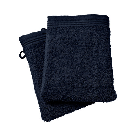 Lot de 2 gants de toilette "Spa" 15 x 21 cm / 400 gr/m²