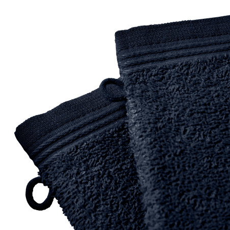Lot de 2 gants de toilette "Spa" 15 x 21 cm / 400 gr/m²