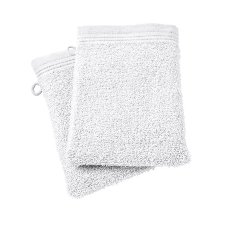 Lot de 6 gants de toilette éponge "Spa" 15 x 21 cm / 400 gr/m²