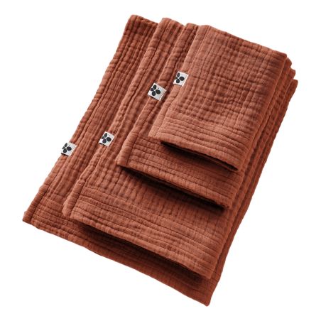 Drap de douche 70 x 130 cm Gaze de coton unie Gaïa l'Effet Papillon