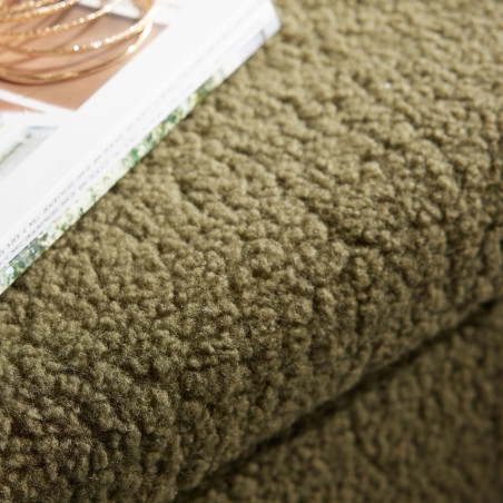 Banc coffre pliable Bouclette "Teddy Matcha" La Factory