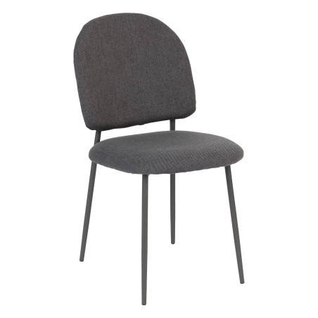 Lot de 2 chaises style Vintage "Loft" & pieds métal Matching color