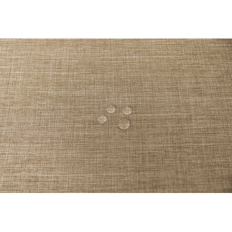 Nappe antitache unie Taupe rectangulaire 145 x 240 cm