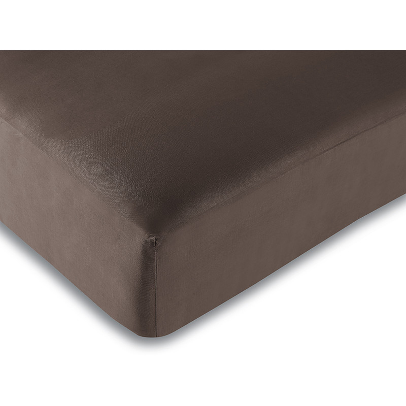 1 Acheté + 1 Offert / 2 Draps housse Choco 160 x 200 cm