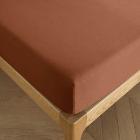Parure de draps 4 pièces "Premium" pour lit 90 x 190 cm Coton Pur