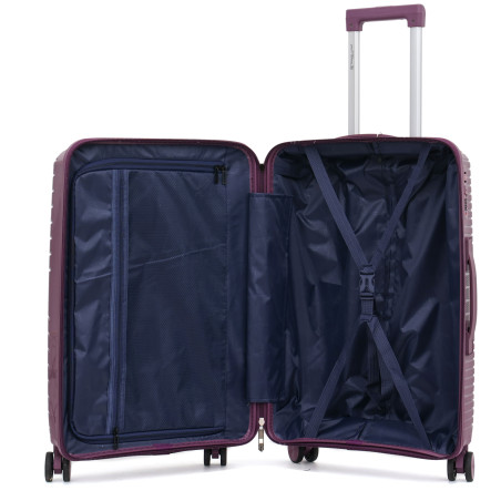 Lot de 3 valises Polypropylène "Travel Light" - LYS Paris 2551/3