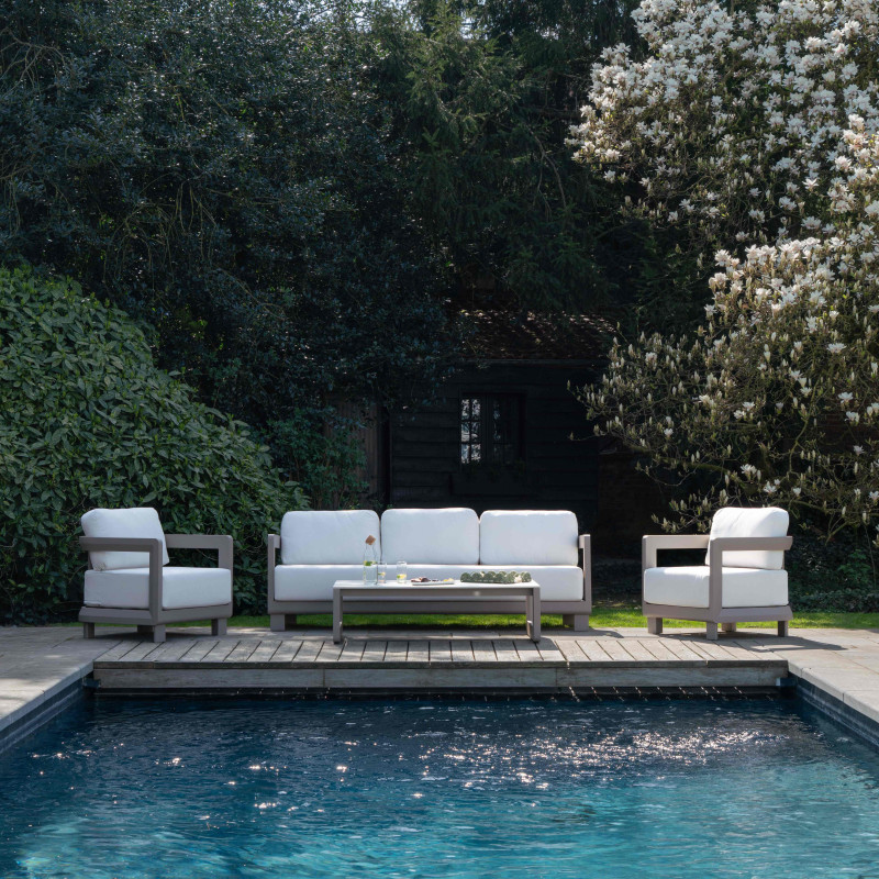 Salon de jardin bas en aluminium Calarossa Wilsa Garden