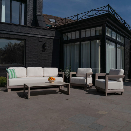 Salon de jardin bas en aluminium Calarossa Wilsa Garden