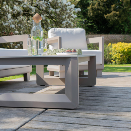 Salon de jardin bas en aluminium Calarossa Wilsa Garden