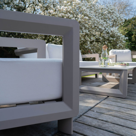 Salon de jardin bas en aluminium Calarossa Wilsa Garden
