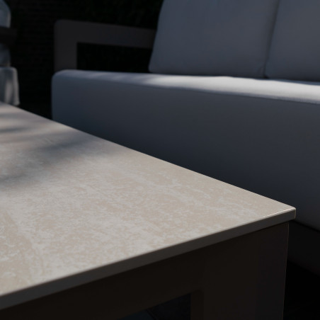 Salon de jardin bas en aluminium Calarossa Wilsa Garden