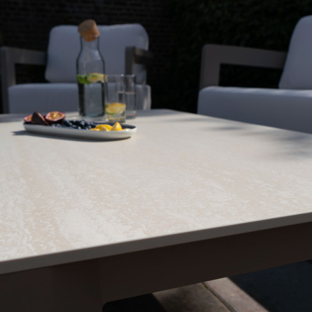Salon de jardin bas en aluminium Calarossa Wilsa Garden