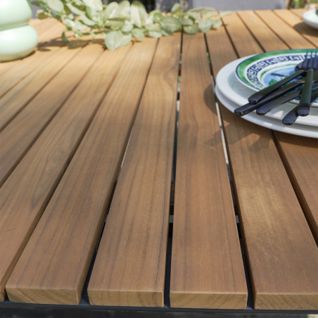 Salon de jardin en aluminium bois Piana Wilsa Garden