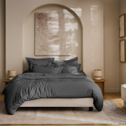 Housse de couette "Prestige" 100% Satin de coton Peigné 120 fils /cm² Coton Pur