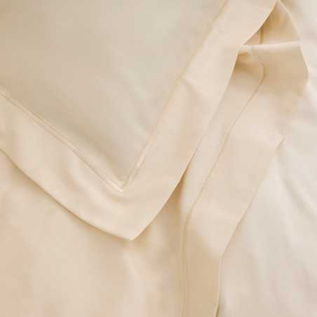 Drap Plat "Prestige" 100% Satin de coton Peigné 120 fils/cm² Coton Pur
