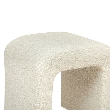 Pouf bouclettes ou velours côtelé "Sevi" Atmosphera