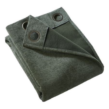 Lot de 2 rideaux occultants phoniques et thermiques doublés polaire "Bjorn" 100% opaque Le fil d'Ariane