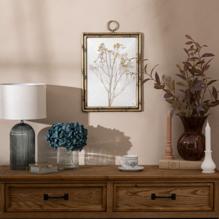 Décoration murale florale en relief "Jonas" Atmosphera