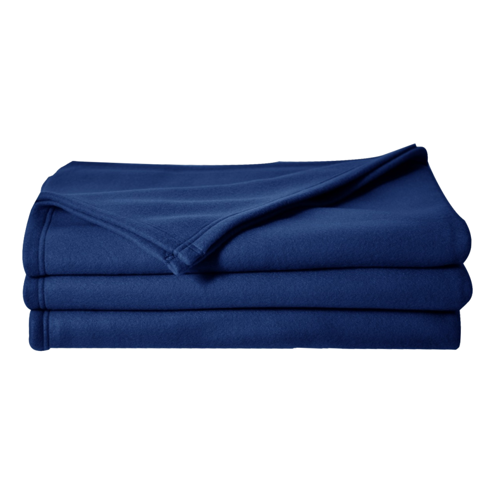 LNT France Couverture Polaire 220x240cm | 350g/m² Non-Feu | Ultra Douce Et Chaude | Ciel