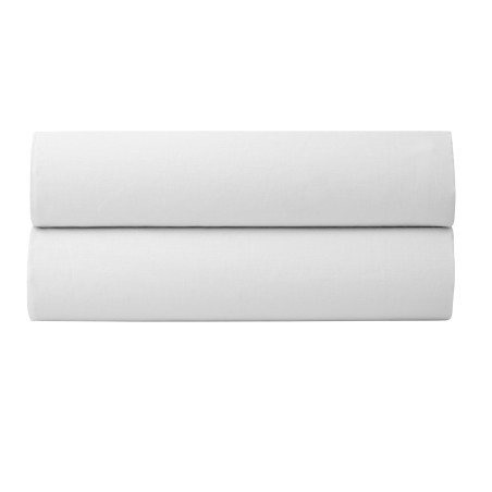 Drap housse percale "Julian" avec bonnet 35 cm toutes dimensions Coton Pur