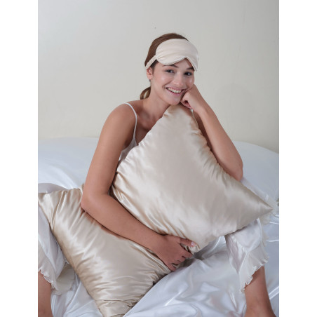 Masque de sommeil en soie de mûrier "Silk" Coton pur