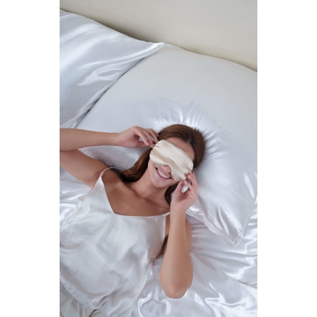 Masque de sommeil en soie de mûrier "Silk" Coton pur