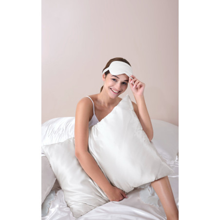 Masque de sommeil en soie de mûrier "Silk" Coton pur