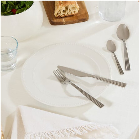 Ménagère 24 pièces Inox "Alix" Secret de gourmet