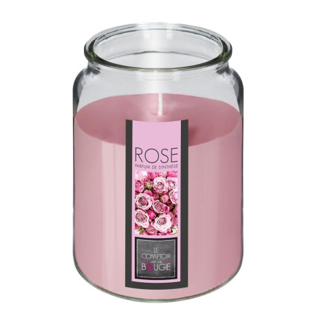 Bougie parfumée avec couvercle "Noé" 510 g pot verre Atmosphera.