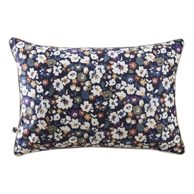 Coussin déhoussable 40 x 60 cm "Coline" Velours imprimé l'Effet Papillon