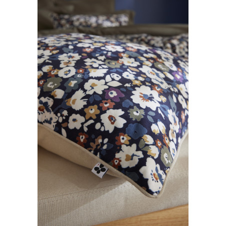 Coussin déhoussable 40 x 60 cm "Coline" Velours imprimé l'Effet Papillon