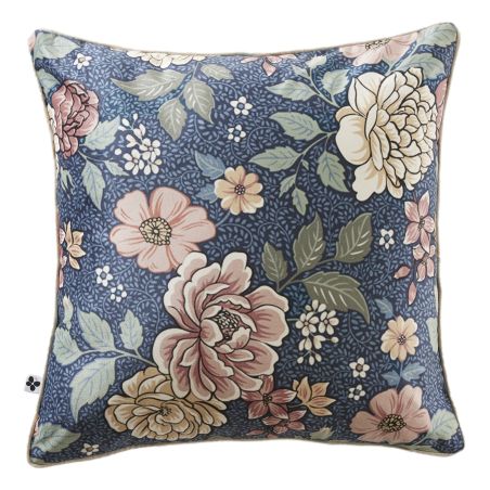 Coussin déhoussable 50 x 50 cm "Augustine" Velours imprimé l'Effet Papillon