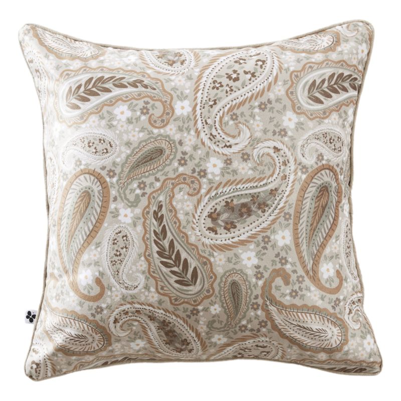 Coussin déhoussable 50 x 50 cm "Valentine" Velours imprimé l'Effet Papillon